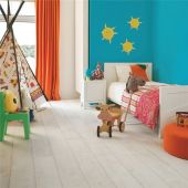 Ламінат Quick-Step Classic Дошка тика висвітленого білого CLM1290