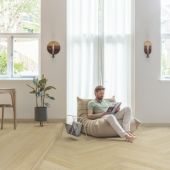 Вінілова плитка клейова Quick-Step Pristine Herringbone Serene oak light natura SGHBC20331