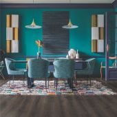 Ламинат Quick-Step Majestic Дуб пустыни, темно-коричневый, брашированный MJ3553