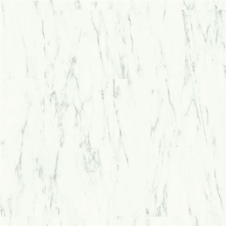 Вінілова плитка Quick-Step Oro Білий каррарський мармур AVSTU40136