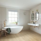 Виниловая плитка Quick-Step Bloom Ботанический бежевый AVMPU40236