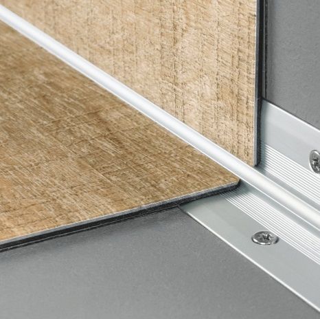 Профіль внутрішній для сходів для клеєвої вінілової плитки Quick Step QSVSTPINGLUE